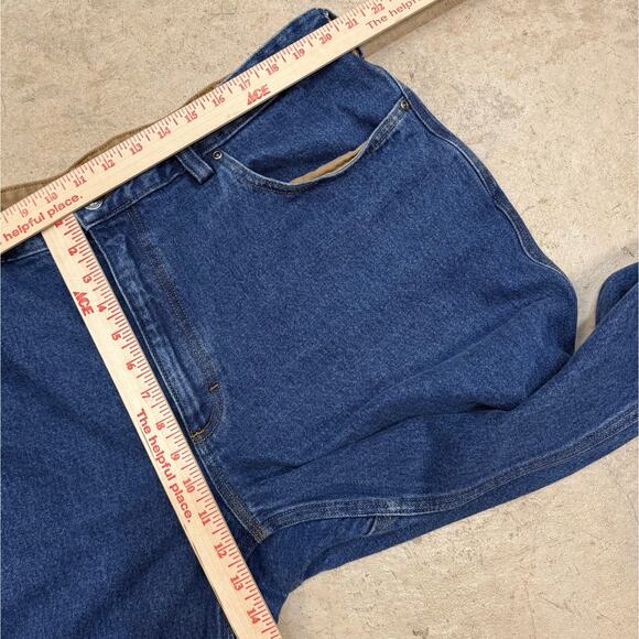 Duluth Trading 42X30 Straight Leg Denim Jeans Workwear Rugged Heavyweight Cotton - Picture 6 of 10